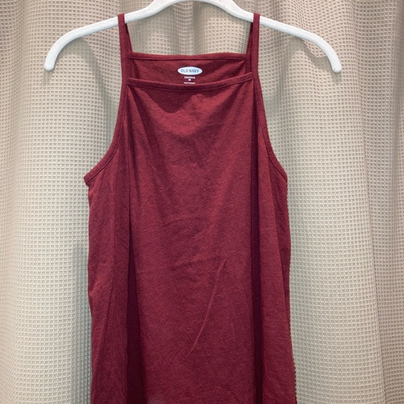 Old Navy Square-Neck Jersey Cami maroon size XS, great condition - Picture 2 of 5